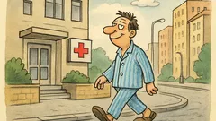 Виц: Хубаво е да живееш до болница...