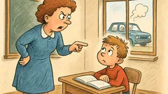 Виц: Учителката казва: Това е лоша дума