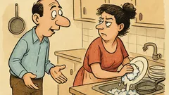 Виц: Скъпа, да ти помогна ли...