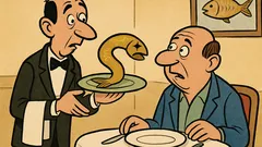 Виц: Клиент си поръчва риба в ресторанта