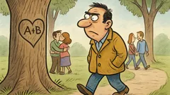 Виц: Разхождам се в парка, навсякъде сърца