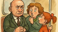 Виц: Мамо, този чичко защо няма коса?