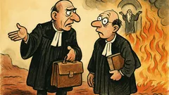 Виц: Между адвокати какво след Страшния съд?