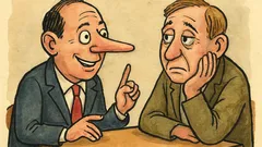 Виц: Гледаш човека и знаеш, че лъже…