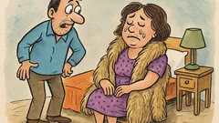 Виц: Мъж към жена си – „Спря ли?“