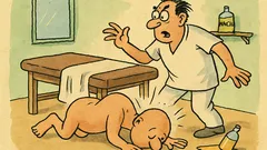 Виц: Ако паднеш от масата…