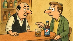 Виц: Бармане, дай ми уиски с кола