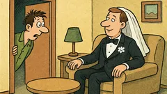 Виц: Младеж отива при приятел и казва