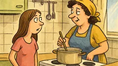 Виц: Майка и дъщеря в кухнята говорят