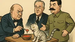 Виц: Сталин, Чърчил и котката с горчица