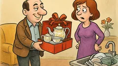 Виц: Защо за 8-ми купи скъп сервиз