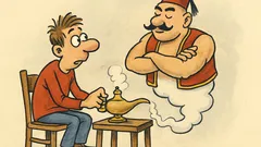 Виц: Аз съм духът на лампата…