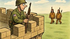 Виц: Американски войник: Идват двама индианци!