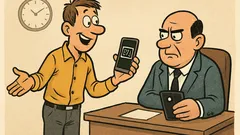 Виц: Шефе, днес се скъсах от работа