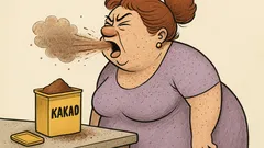 Виц: Без да искам, кихнах върху какао