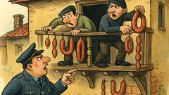 Виц: Двама апаши минават покрай селска къща