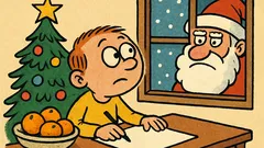 Виц: Скъпи Дядо Коледа, миналата година те помолих