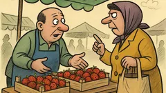 Виц: На пазара баба иска ягоди…