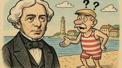 Виц: Фарадей влиза в кръчма в Шабла...