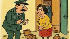 Виц: Защо с такова закъснение съобщавате за обира