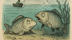 Виц: Лежат на дъното два шарана