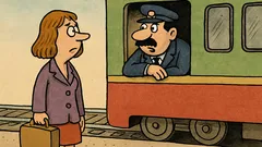 Виц: Госпожице, билетът ви е за...