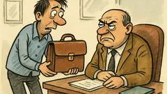 Виц: Началник, деца ни връщат чанта