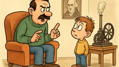 Виц: Татко, бащите по-умни ли са?