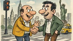 Виц: Срещат се двама люлинчани в Ню Йорк