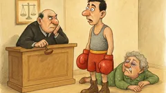 Виц: В съда към обвиняемия – тъщата