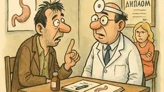 Виц: Докторе, мисля, че жена ми…