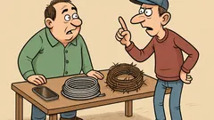 Виц: Търся си тел до 100 лв...