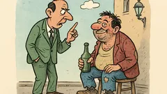 Виц: Мисля, че ти водиш изключително грешен