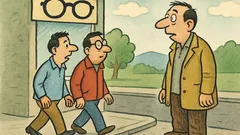 Виц: Вървя по пътя и виждам съученици