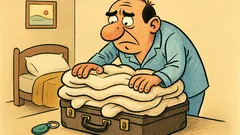 Виц: Спах в хотел с пухкави кърпи...