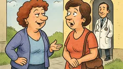 Виц: Две жени си говорят за лекар