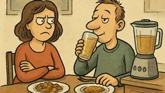 Виц: Тя съжалява, че ми подари блендер...