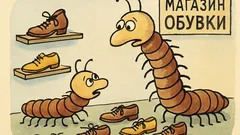 Виц: Малката стоножка казва на майка си...