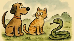 Виц: Има животни с опашка, има и…