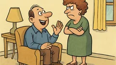 Виц: Ревнива съпруга пита мъжа си