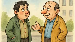 Виц: Да не си влюбен, бе, Марине?