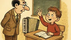 Виц: Учителят пита Иванчо: най-старият инструмент?