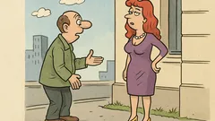 Виц: Такава красавица си, а сама...