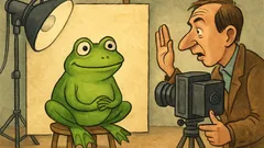 Виц: Жаба отива при фотографа