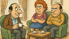 Виц: Отидох у съседите на кафе, ама...