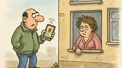 Виц: „Къде си?“ – „Вкъщи“…