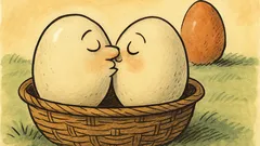 Виц: Две яйца се целуват дълго, страстно