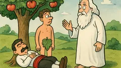 Виц: На седмия ден Адам пита Господ