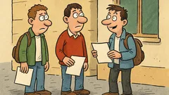 Виц: След студентски изпит – бял лист...