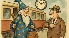 Виц: Магьосникът винаги е навреме...